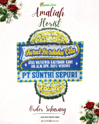 Papan Bunga Duka di Sumbermulyo