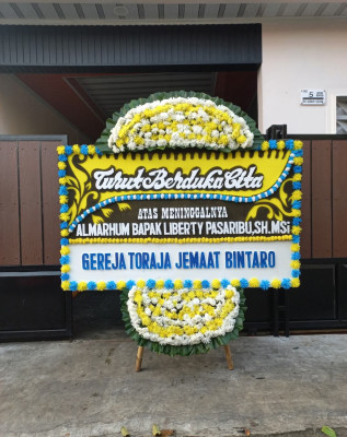 Papan Bunga Duka di Sumbermulyo