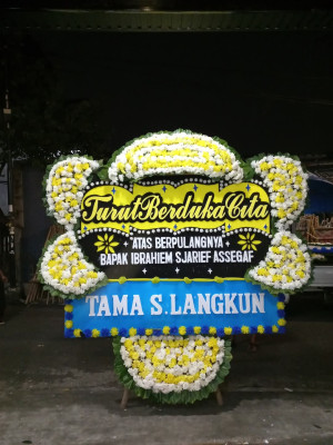 Papan Bunga Duka di Sumbermulyo